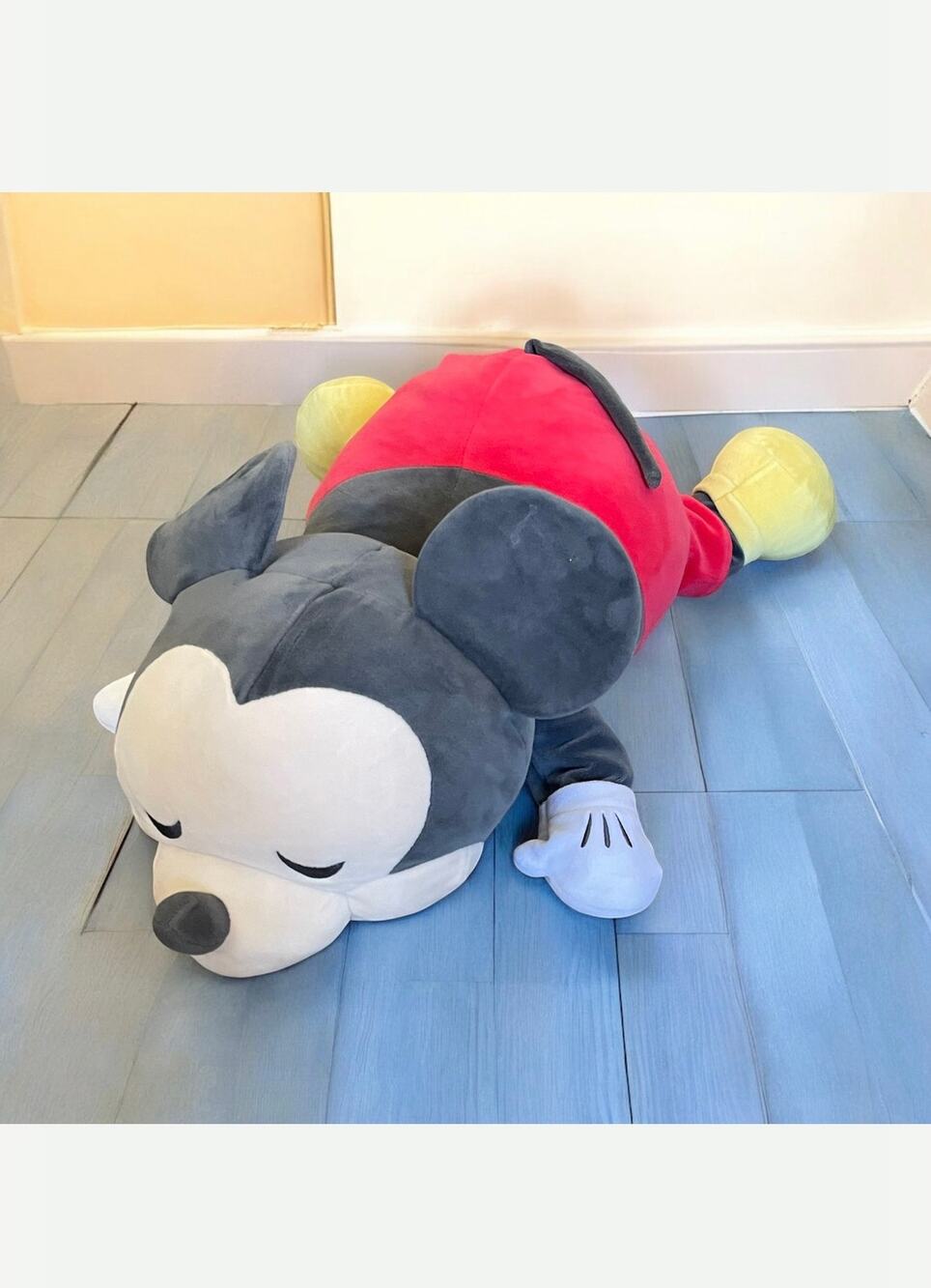 Disney Sleeping Mickey Mouse Cuddleez Large 24 Inch Pillow Plush Stuffed Animal